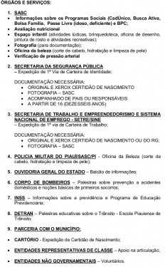 órgãos e serviço1