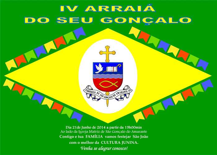 Não perca esse grande acontecimento junino