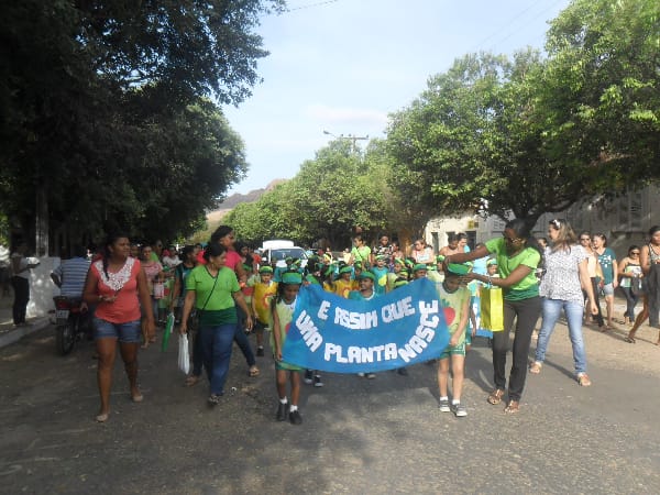 Dia da Árvore: alunos da Escola Pitágoras e do Colégio Pitágoras II participam de passeata 4 SAM_9290
