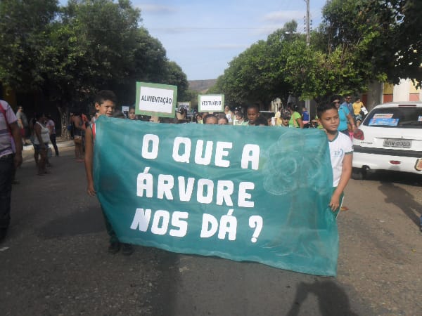 Dia da Árvore: alunos da Escola Pitágoras e do Colégio Pitágoras II participam de passeata 19 SAM_9305