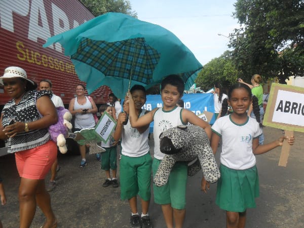 Dia da Árvore: alunos da Escola Pitágoras e do Colégio Pitágoras II participam de passeata 20 SAM_9310
