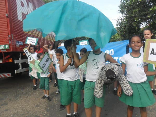 Dia da Árvore: alunos da Escola Pitágoras e do Colégio Pitágoras II participam de passeata 21 SAM_9311
