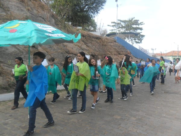 Dia da Árvore: alunos da Escola Pitágoras e do Colégio Pitágoras II participam de passeata 7 SAM_9324