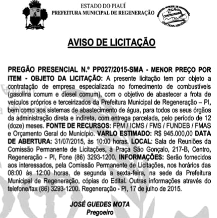 Prefeitura de Regeneração