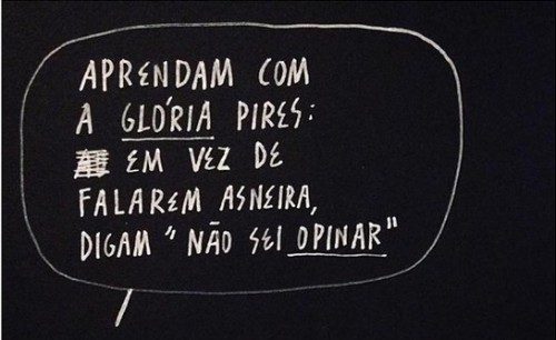 gloria mensagem