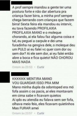 gengiva de criança