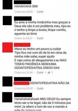 gengiva de criança