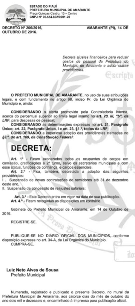 prefeitura de amarante