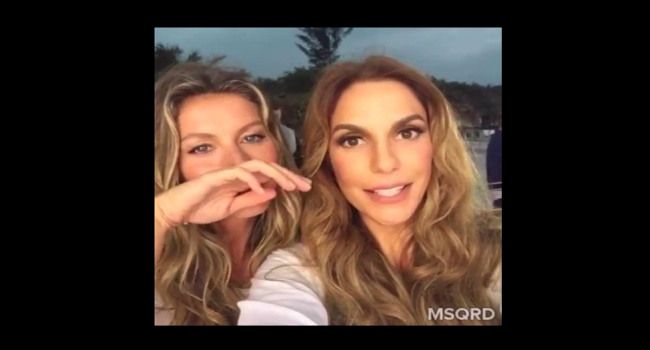 Gisele e Ivete se divertem