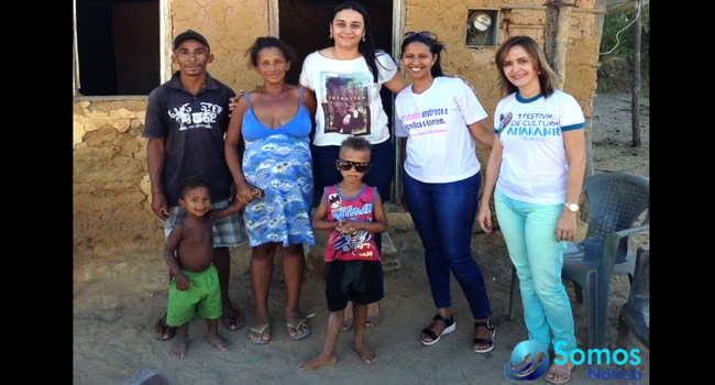 donativos à família entre os morros assistência social amarante