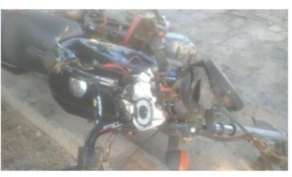 motociclista foi socorrido, mas não resistiu