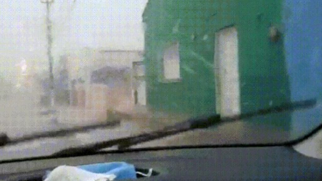 chuva de granizo em Luzilândia