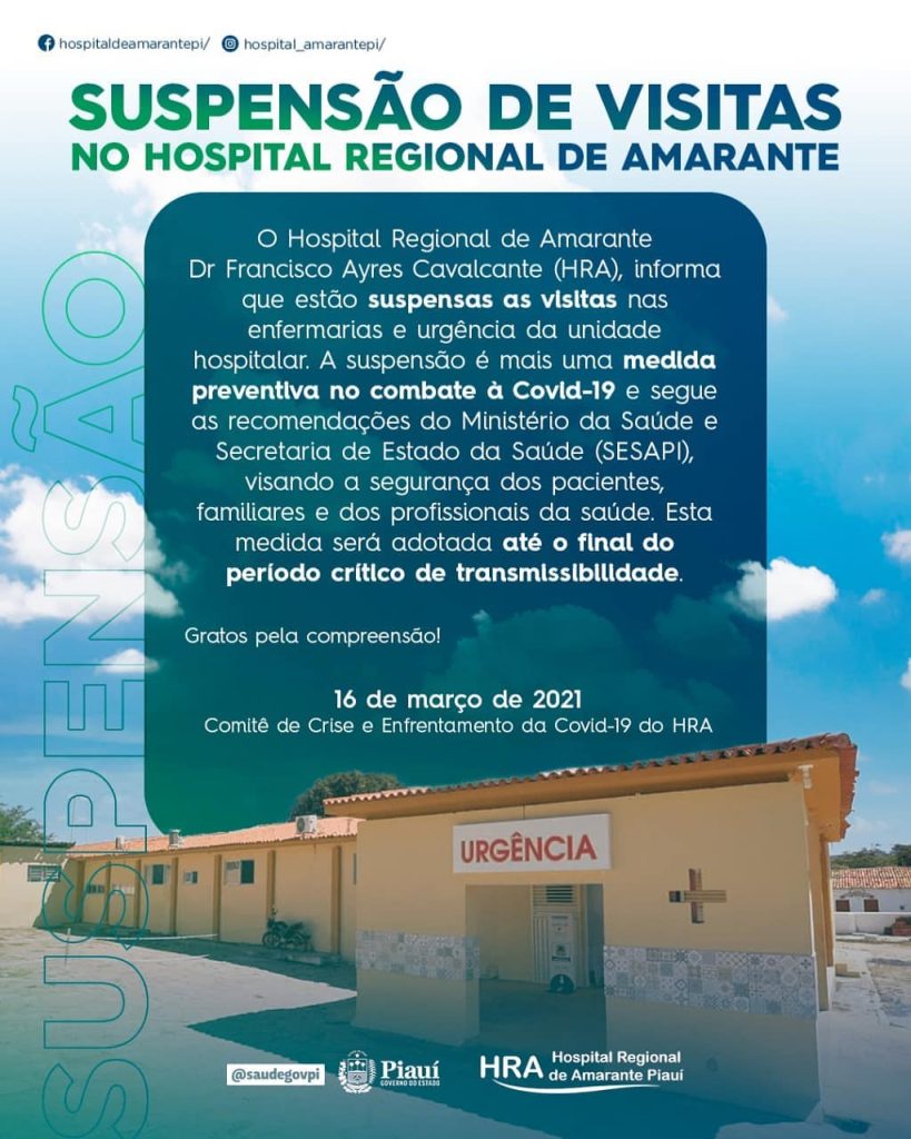 Visitas no Hospital de Amarante estão suspensas após 100% dos leitos ocupados