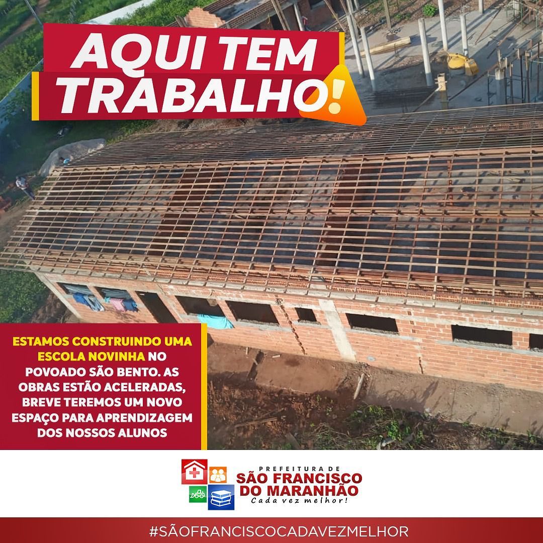 prefeito Adelbarto escola são bento