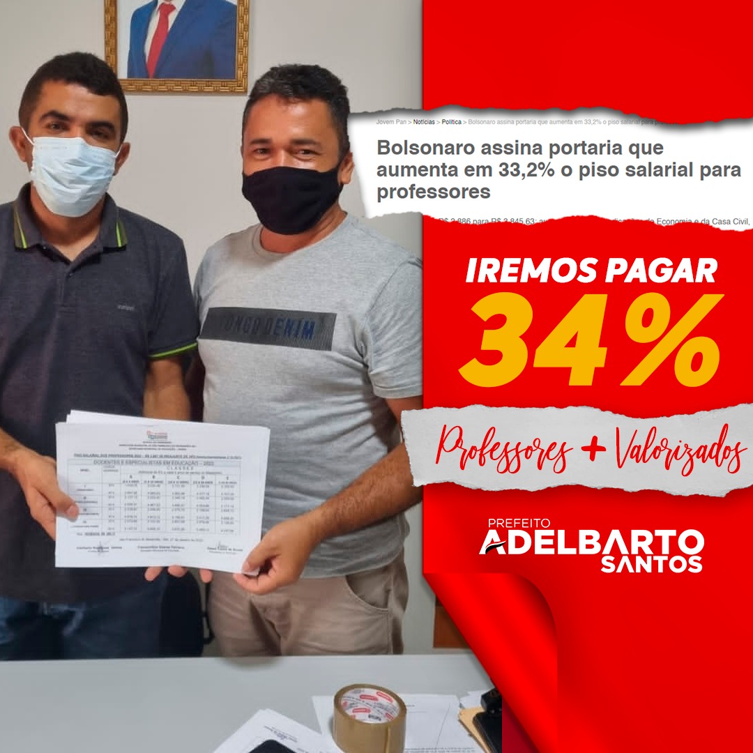 piso salarial professores adelbarto prefeitura