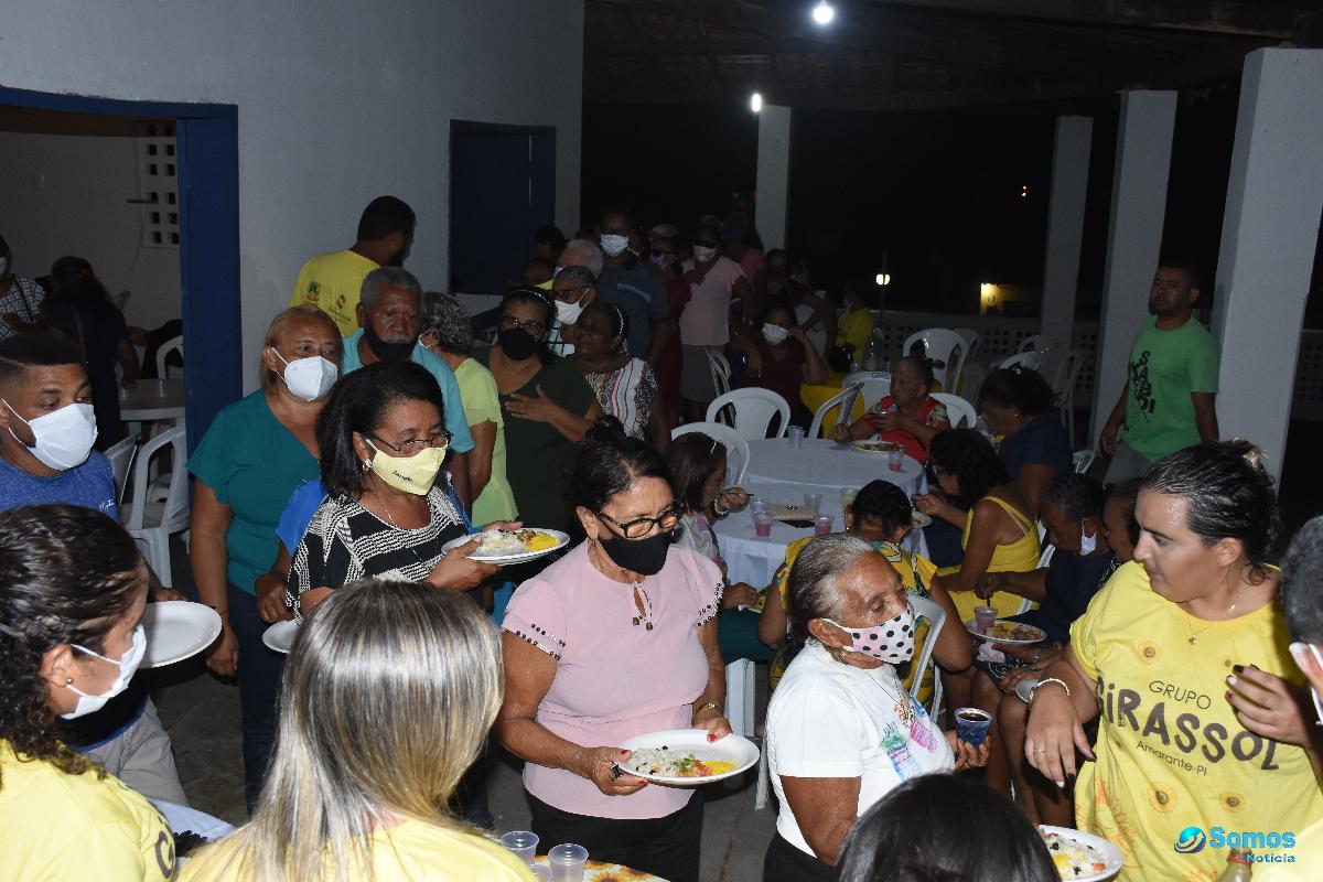 idosos girassol litoral confraternização