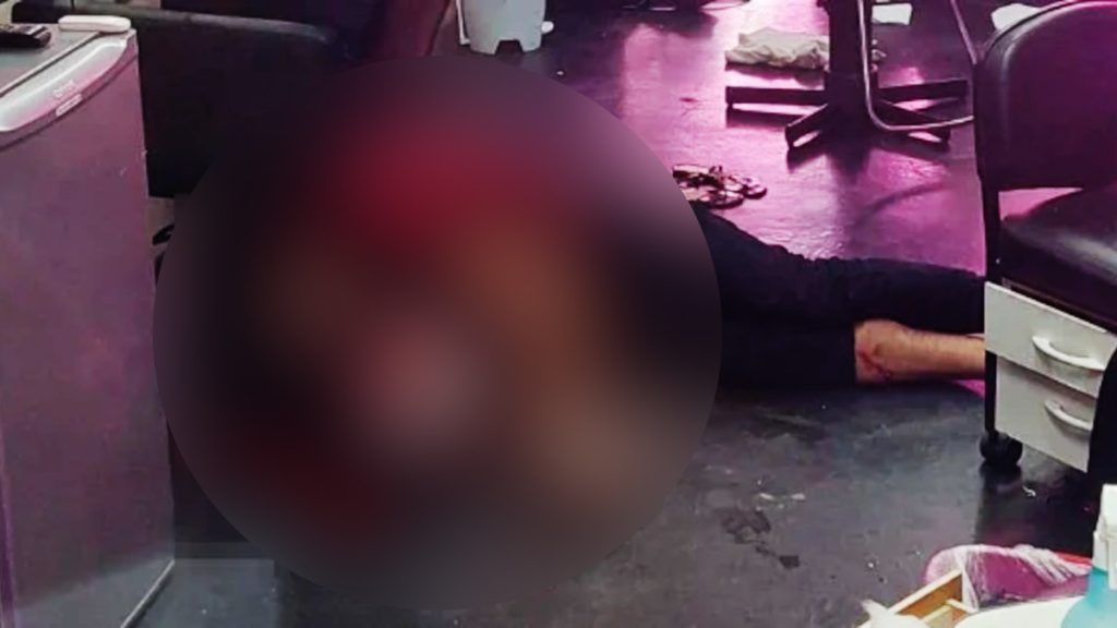 salão beleza assalto policial