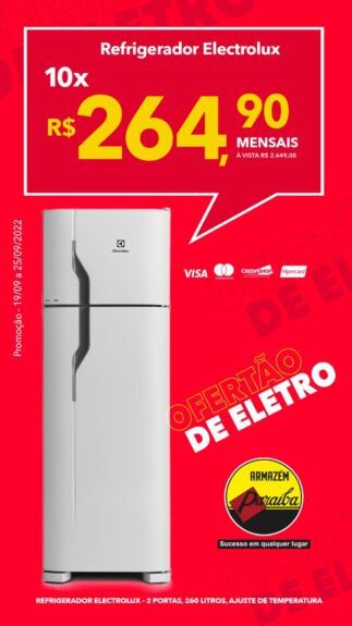 Em Amarante, começa hoje o ofertão de eletro do Armazém Paraíba; confira! 2 WhatsApp Image 2022 09 19 at 09.10.07