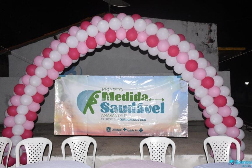 Outubro Rosa: projeto Medida Saudável reúne mulheres de Amarante em roda de corversa e aulão aeróbico