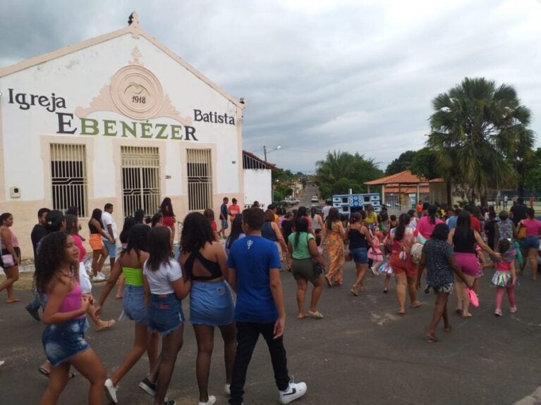 Em Amarante, pequenos foliões fazem a animação no Carnaval do Grupo Pitágoras