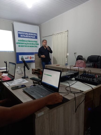 Audiência Pública: apresentação do Relatório de Gestão da Prefeitura de Pajeú do Piauí