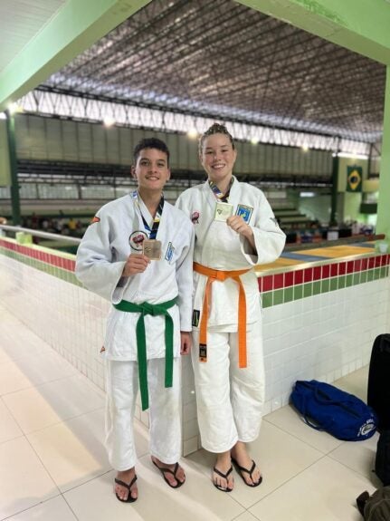 Atletas franciscoenses conquistam prata e bronze em campeonato de Judô no Amapá