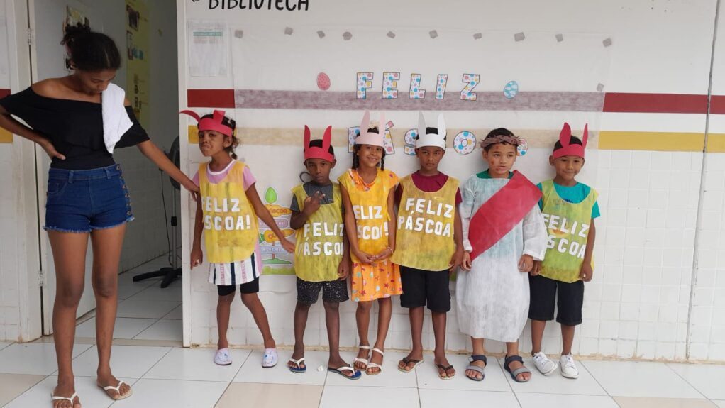 Em São Francisco do MA, escola da Tapera celebra a Páscoa com apresentações de alunos e palestra educativa