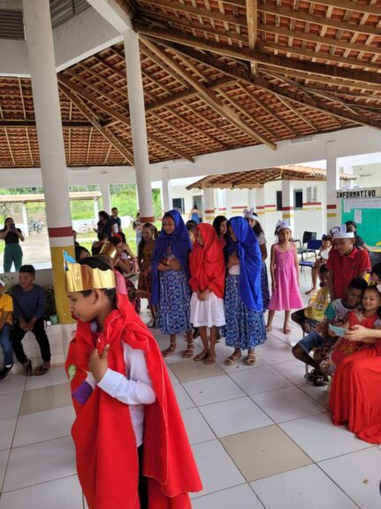 Em São Francisco do MA, escola da Tapera celebra a Páscoa com apresentações de alunos e palestra educativa