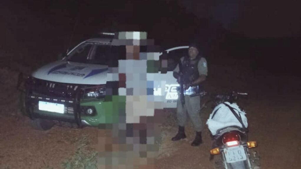 homem preso suspeito de tentativa de homicidio