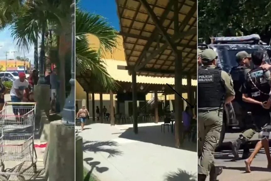 tiroteio proximo a shopping no litoral do piaui