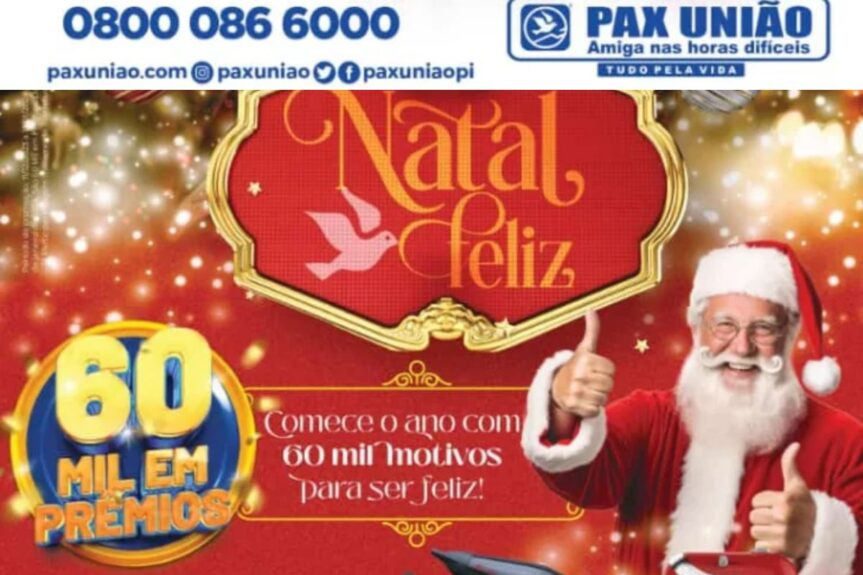 sorteio de brindes pax uniao