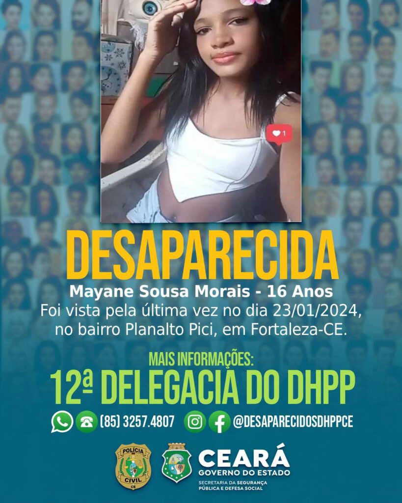 Polícia Civil captura suspeito de participação no desaparecimento de adolescente - Polícia Civil