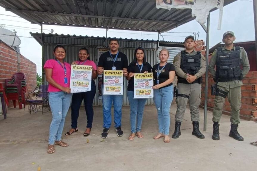 Conselho Tutelar e Polícia Militar se unem em ação educativa em Amarante 3 conselho tutelar de amarante e policia militar