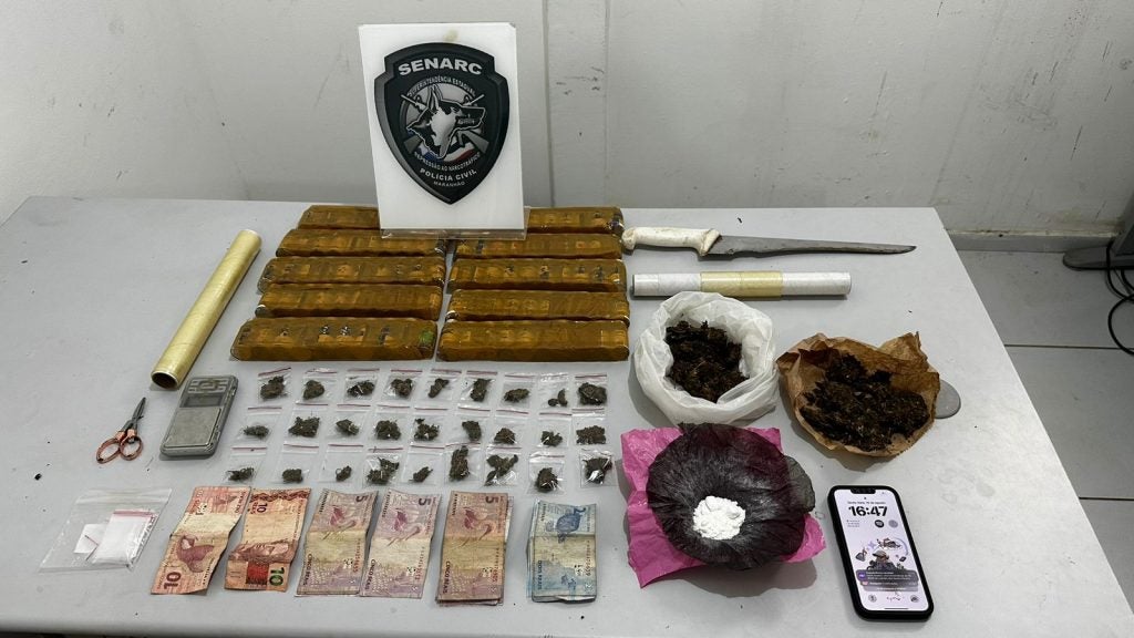 Polícia Civil faz apreensão de drogas no bairro Vicente Fialho, em São Luis-MA