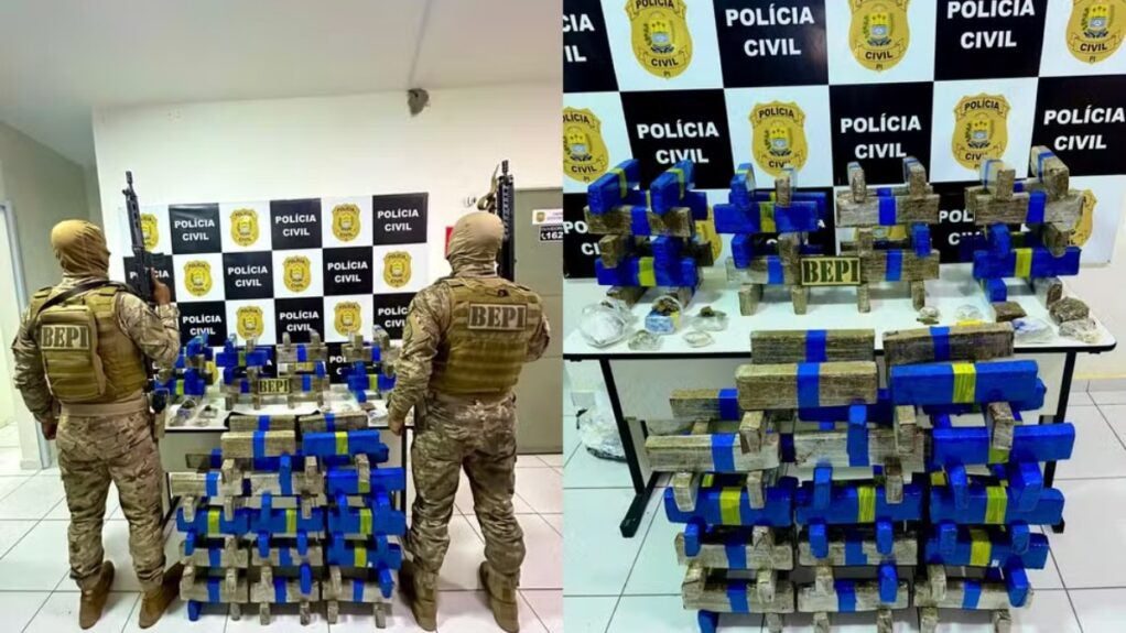 homem preso por armazenar 100 kg de maconha em teresina