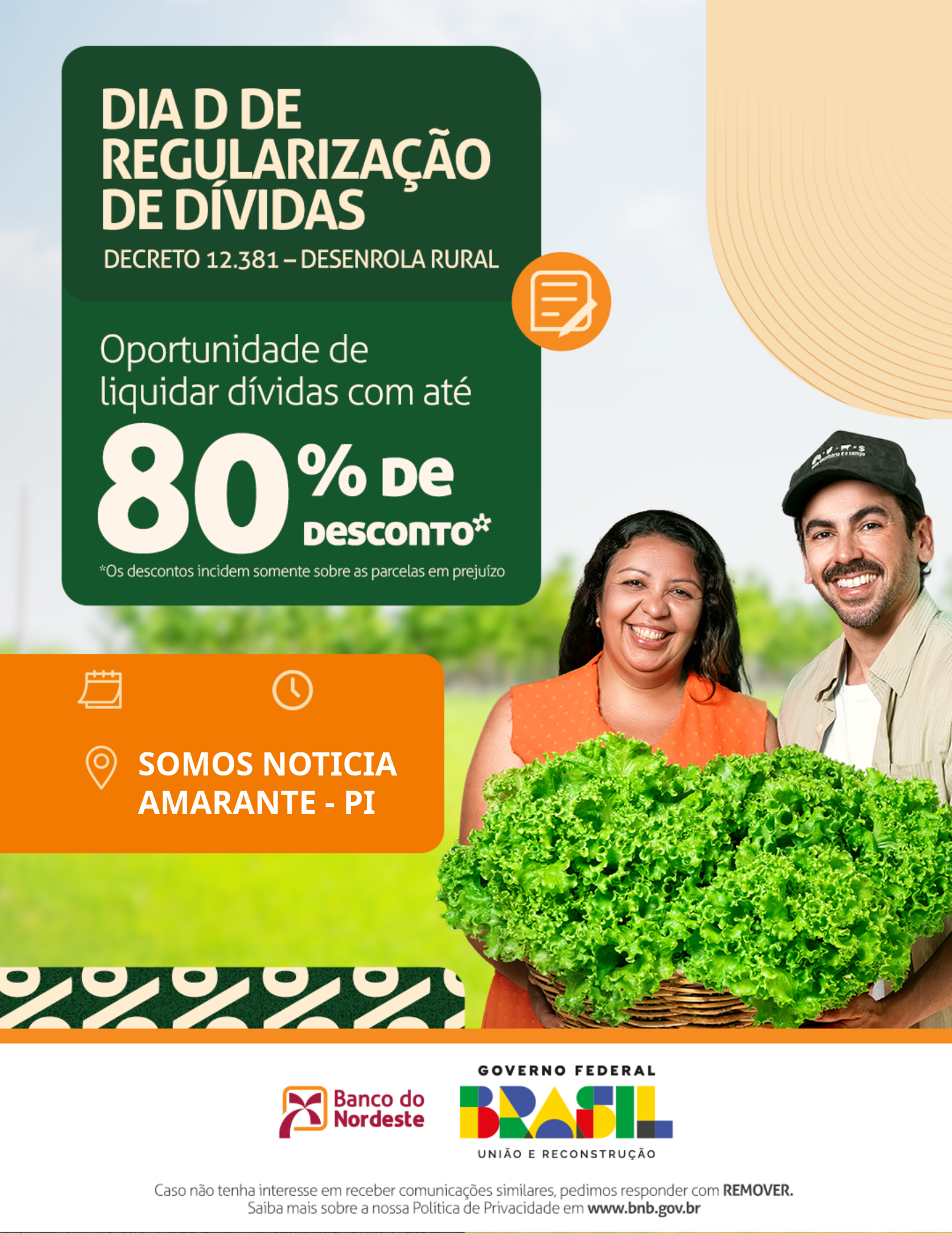Dia D Desenrola Rural Convite Editavel