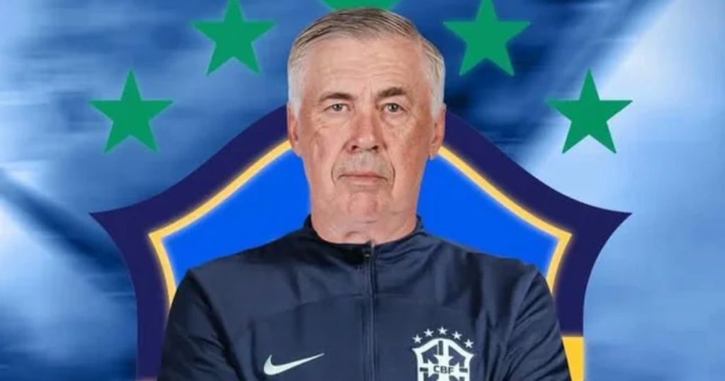 carlo ancelotti novo tecnico da selecao