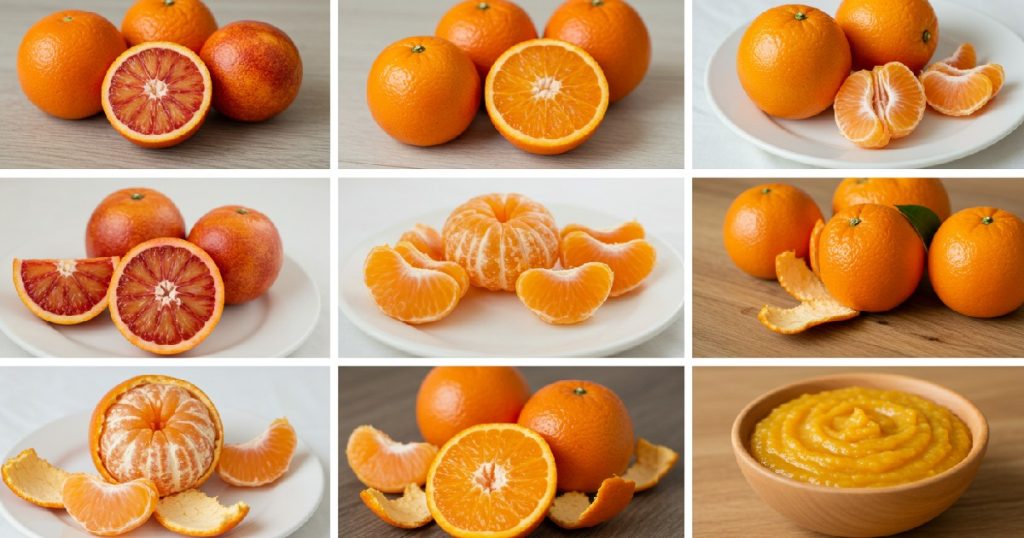 tipos de laranjas para bebes