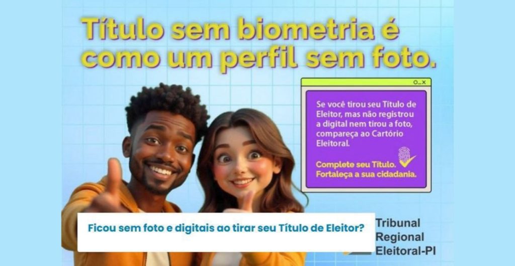 Projeto Biometria, do TRE-PI: 134 mil eleitores devem atualizar dados – veja o guia completo! 8 projeto biometria tre pi