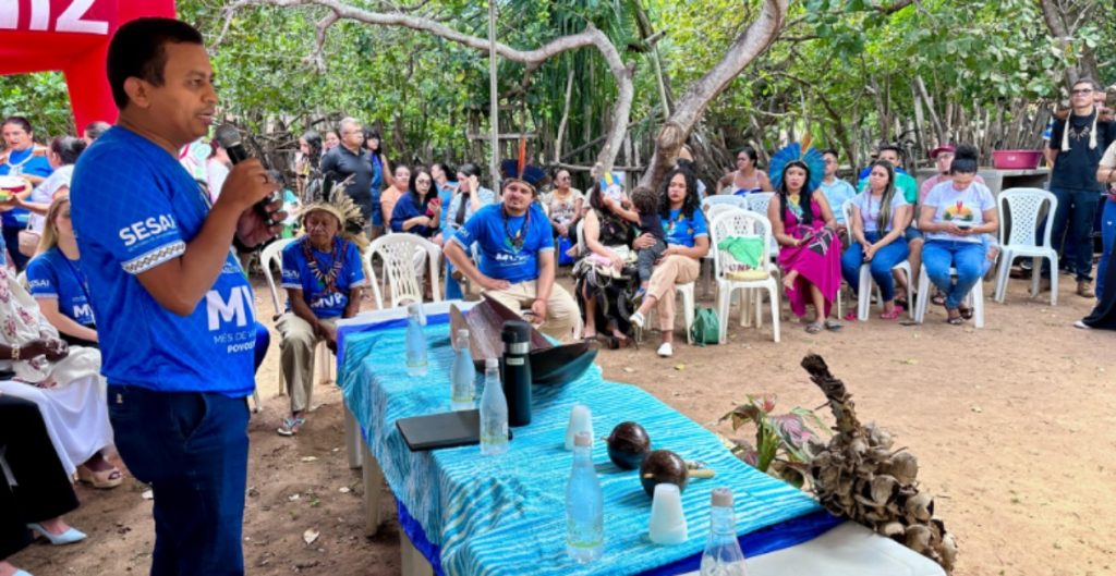 Com Zé Gotinha, Saúde Indígena realiza 1ª grande vacinação contra Influenza no Piauí 4 vacinacao do povo indigena do piaui