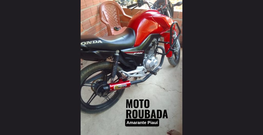 Dupla armada leva moto de mulheres na zona rural de Amarante