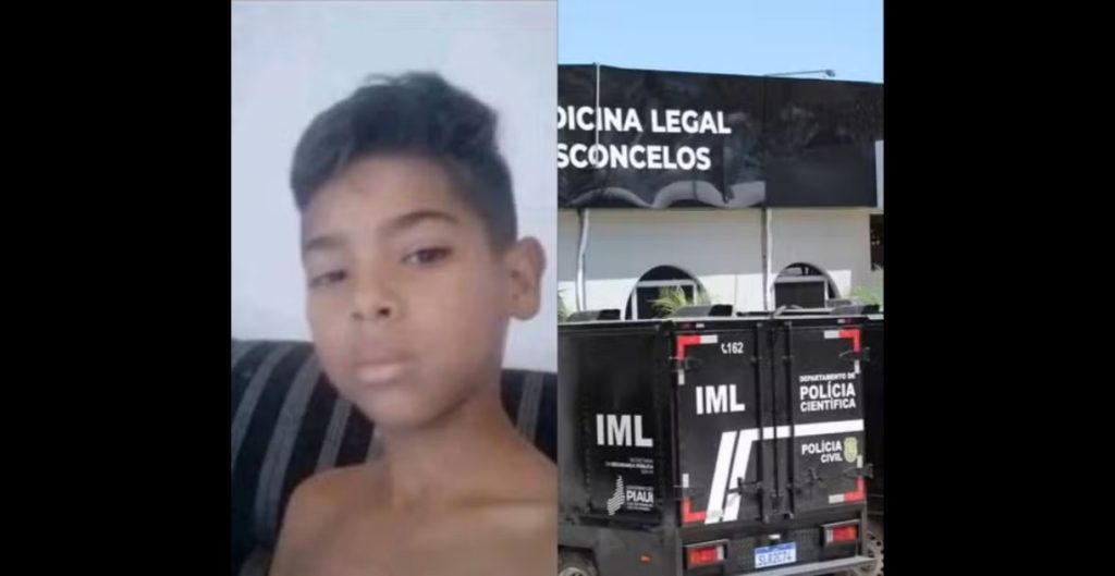 Trator no aterro sanitário de Teresina, local onde o menino David Kauan morreu atropelado na Zona Sul.