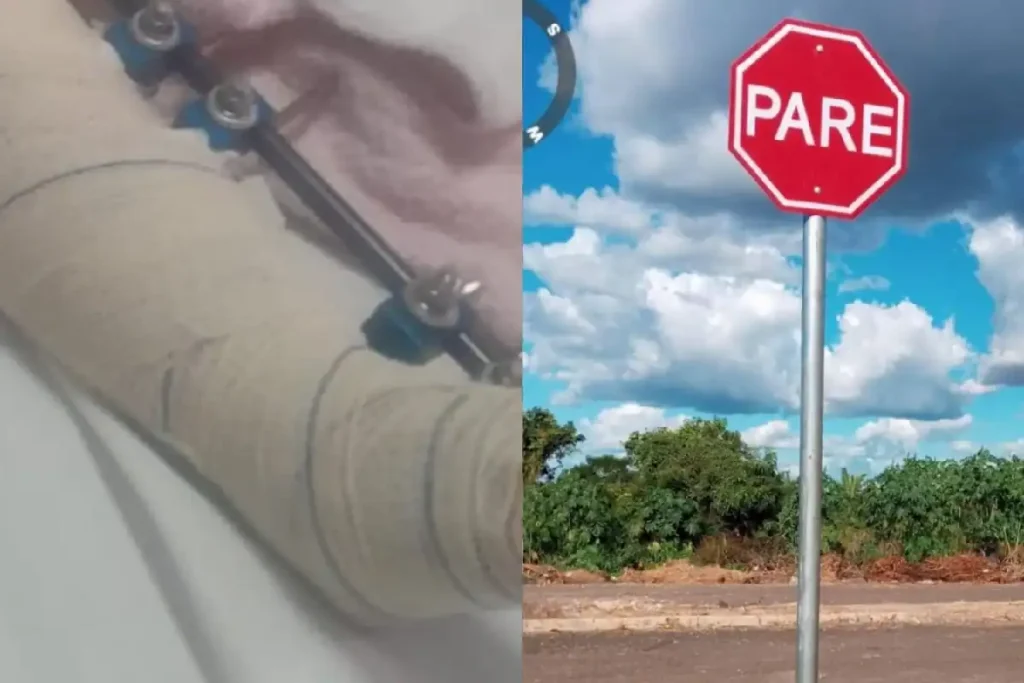 Local onde a menina de 4 anos foi atingida no bairro Satélite