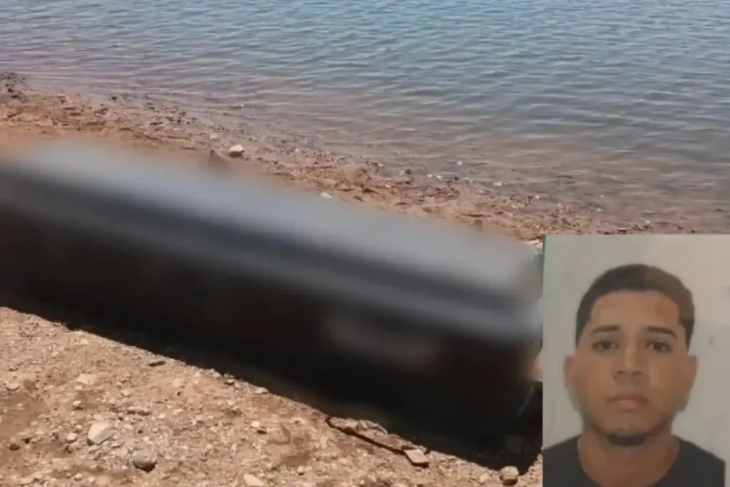 Jovem de Araripina morre afogado na barragem do Estreito após consumo de bebida alcoólica 1 Imagem borrada do jovem Joanderson Rodrigues, vítima de afogamento