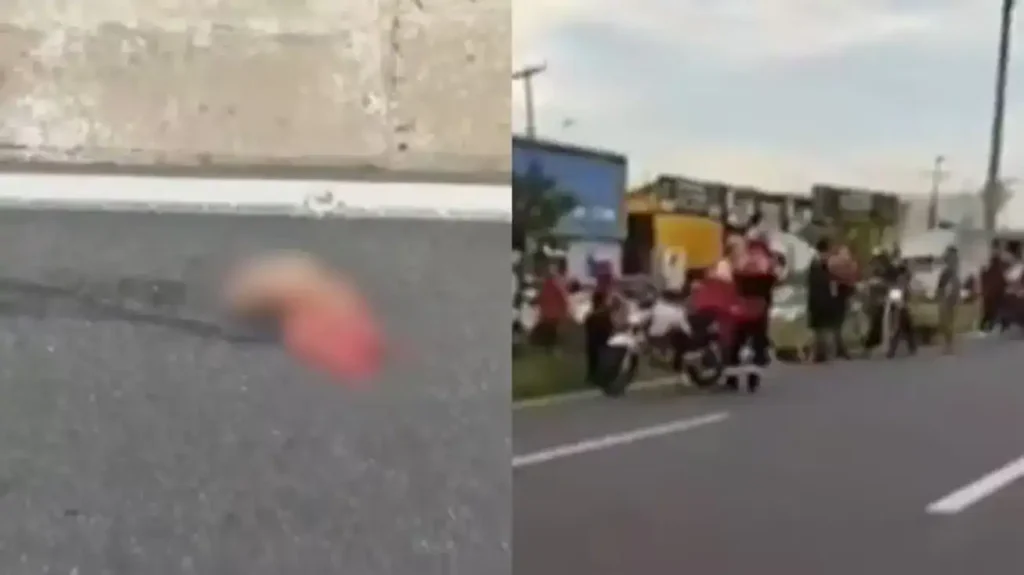 Tornozeleira eletrônica em tornozelo, representando monitoramento de detentos