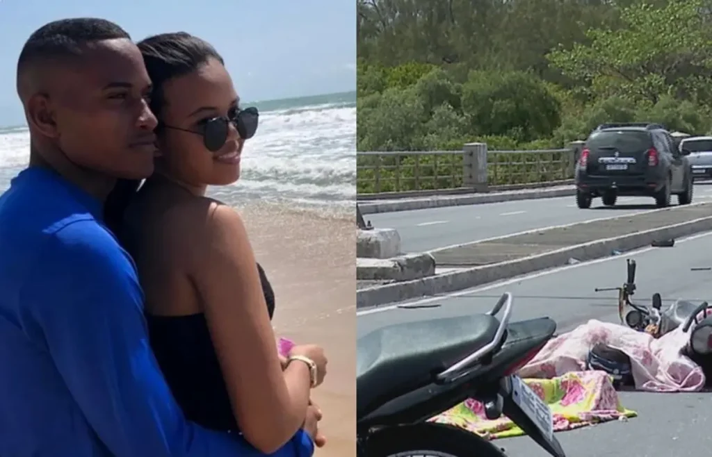 Casal morre atropelado por ônibus em Recife; motorista foge sem prestar socorro 2 Casal envolvido no acidente com ônibus e moto na Ponte Governador Agamenon Magalhães, em Recife