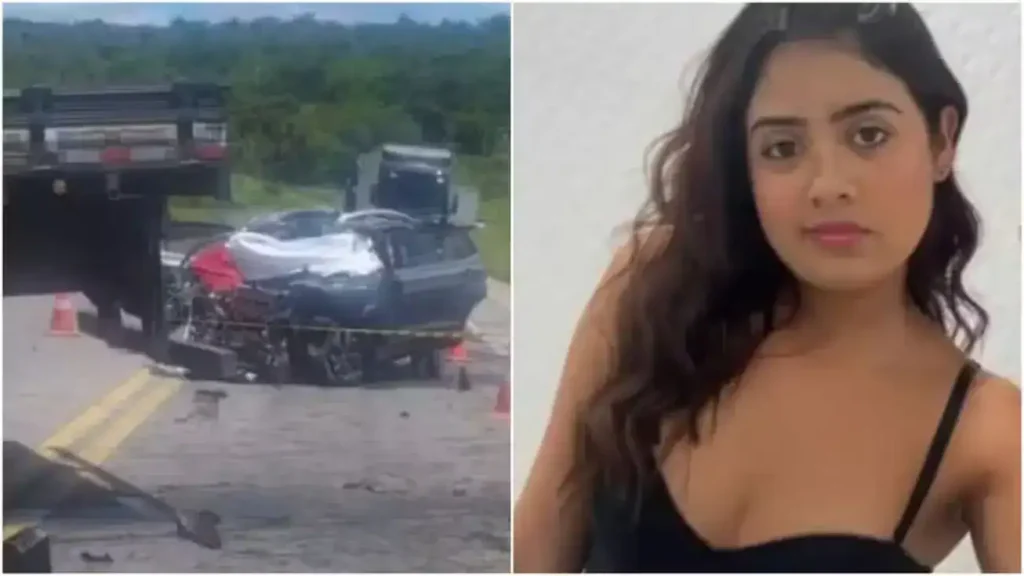 Jovem morre 16 dias após acidente que matou família na Bahia 4 Retrato de Maria Eduarda Silva Barbosa, jovem de 16 anos, falecida após acidente na BR-116
