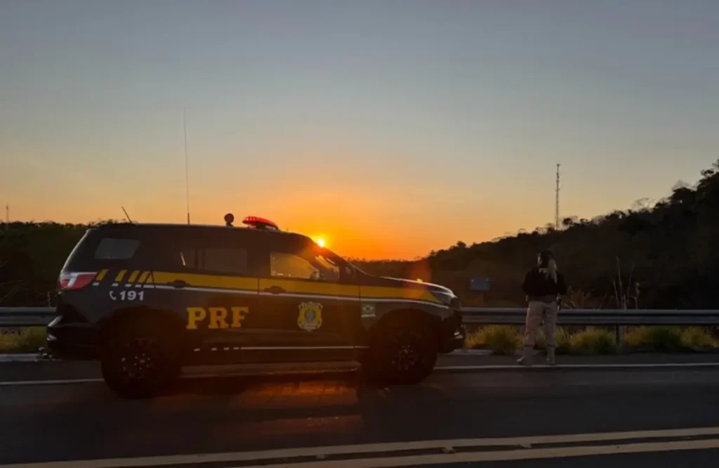 Homem preso avançar moto contra prf br-020: PRF em operação de recolhimento de animais em São Raimundo Nonato