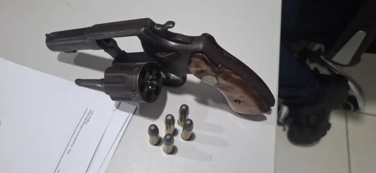 Polícia apreende revólver e conduz casal após denúncia de ameaça em Colônia do Gurguéia