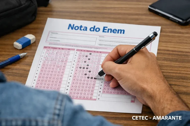 CETEC em Amarante oferece até 60% de desconto em cursos com nota do Enem